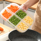 Multi-Section Food Storage Container with Lid