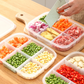 Multi-Section Food Storage Container with Lid