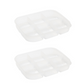 Multi-Section Food Storage Container with Lid