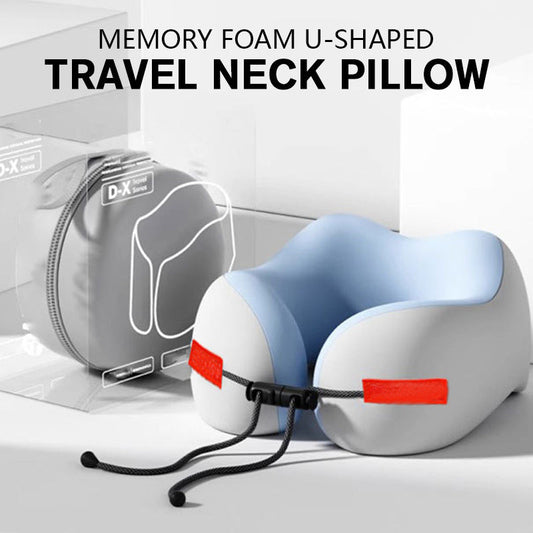 🔥Big Sale - 55% OFF🔥Memory Foam U-Shaped Travel Neck Pillow💤