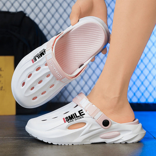🌊🏖️Men's and women's Casual Breathable Adjustable Heel Strap Shoes