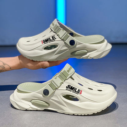 🌊🏖️Men's and women's Casual Breathable Adjustable Heel Strap Shoes